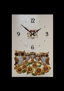 부엉이가족 시계